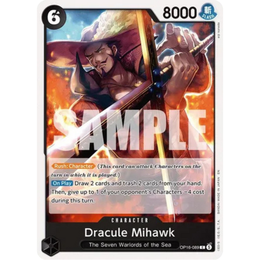 Dracule Mihawk (OP16-089) - The Time of Battle