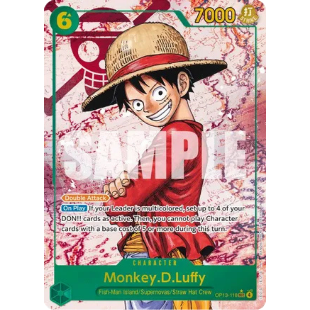 Monkey.D.Luffy (118) (Parallel) (OP13-118) - Carrying On His Will Foil