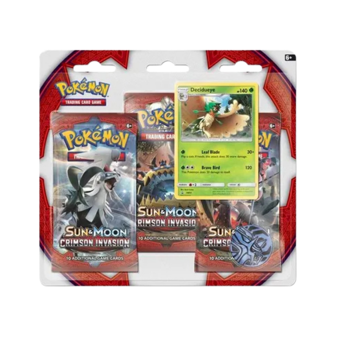 Crimson Invasion 3 Pack Blister [Decidueye]
