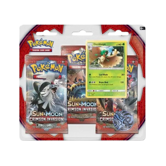 Crimson Invasion 3 Pack Blister [Decidueye]