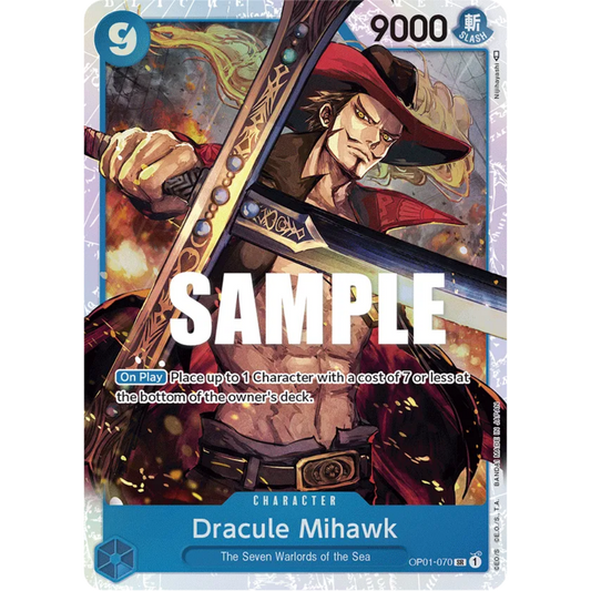 Dracule Mihawk (OP01-070) - Romance Dawn Foil