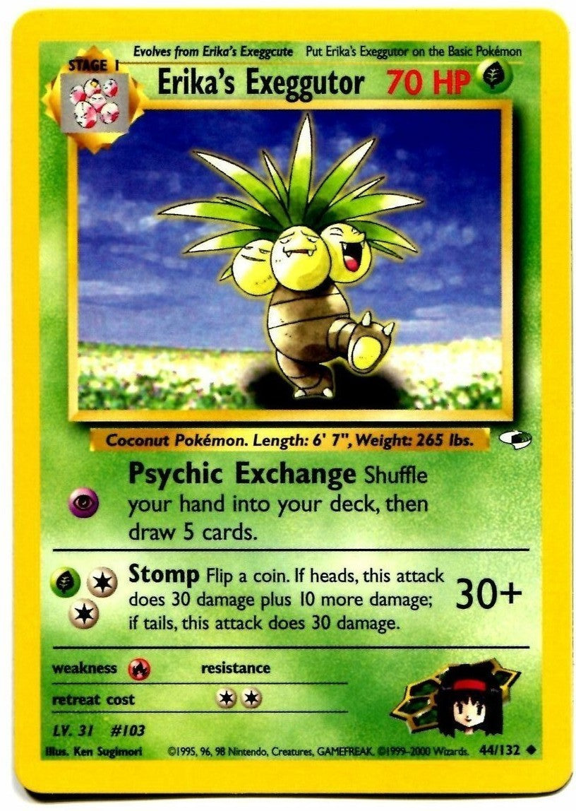 Erika's Exeggutor 044  - Unlimited Gym Heroes - Uncommon