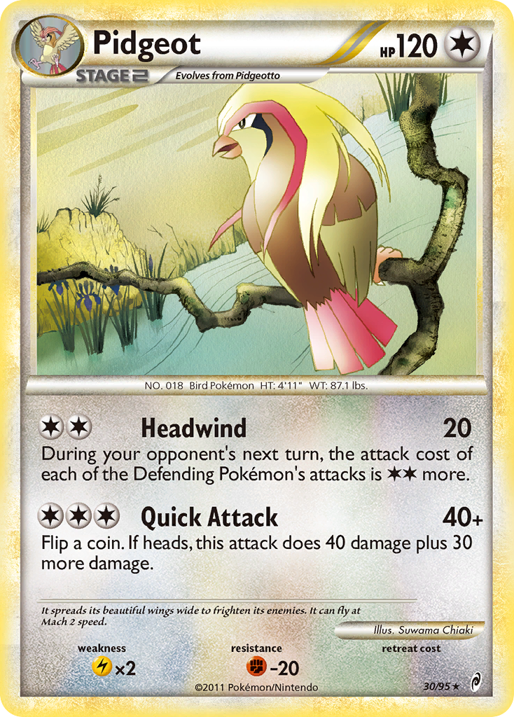Pidgeot  Call of Legends - Rare