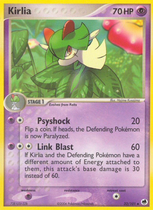 Kirlia 032  Dragon Frontiers - Uncommon