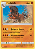 Mudsdale 076  - Holofoil SM  Guardians Rising - Holo Rare