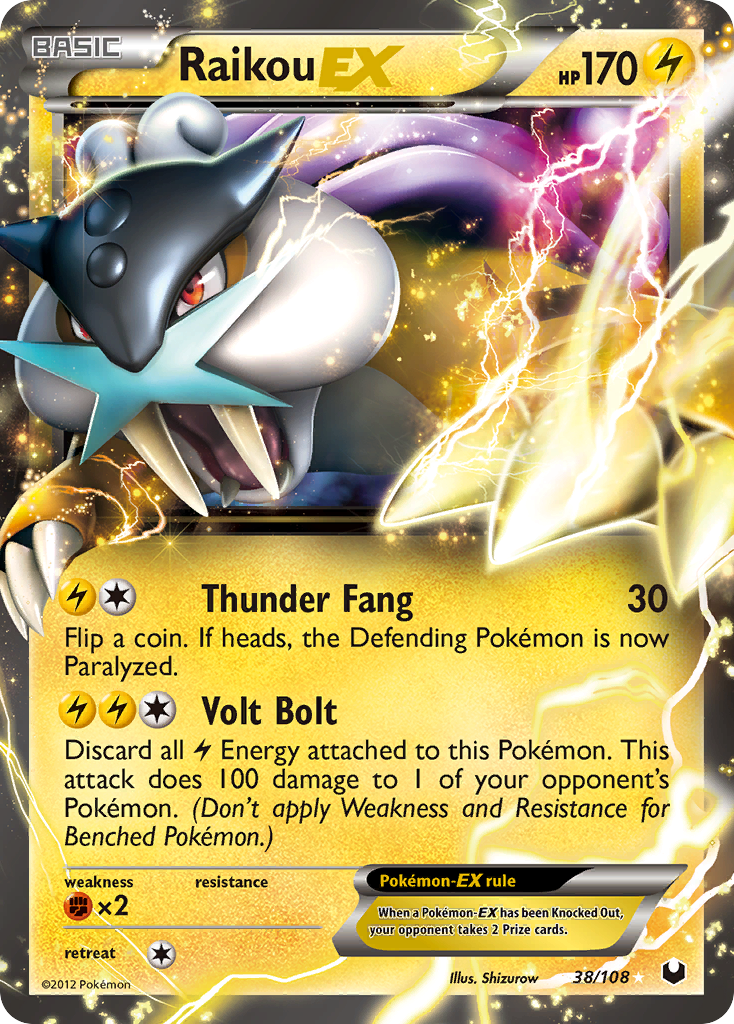 Raikou EX  - Holofoil Dark Explorers - Ultra Rare