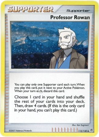 Professor Rowan 112/130  - Holofoil Miscellaneous Cards & Products - Promo