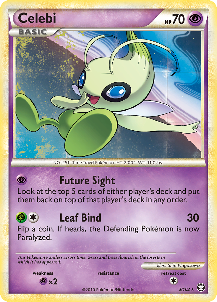 Celebi 003  - Holofoil Triumphant - Holo Rare