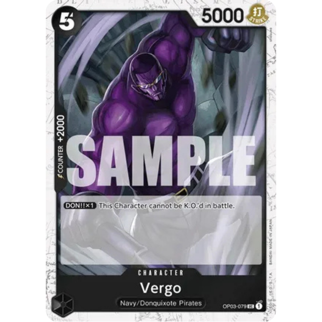 Vergo (Jolly Roger Foil) (OP03-079) - Premium Booster -The Best- Foil