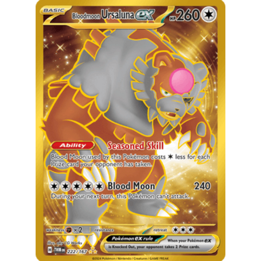 Bloodmoon Ursaluna ex (222/167) [Scarlet & Violet: Twilight Masquerade]