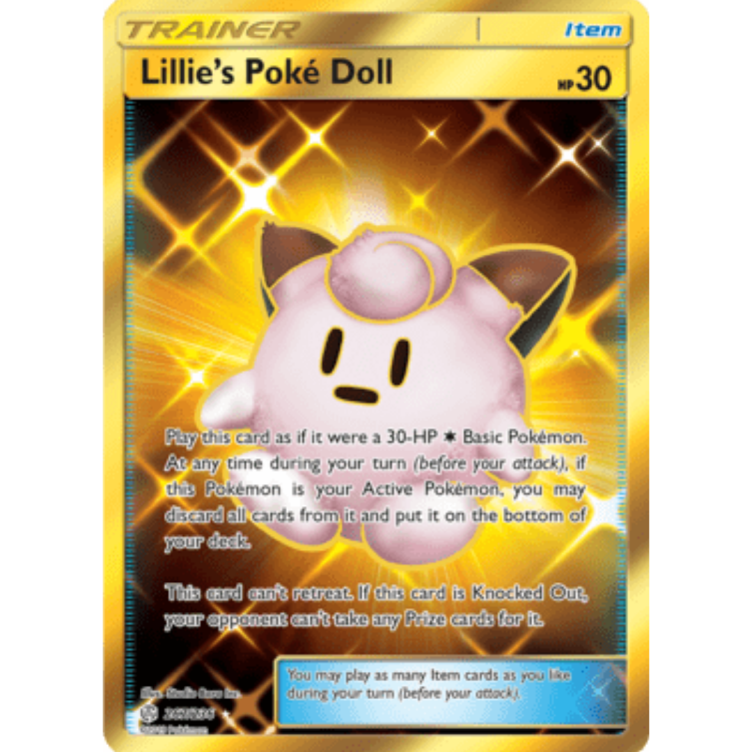 Lillie's Poke Doll (Secret) 267  - Holofoil SM  Cosmic Eclipse - Secret Rare