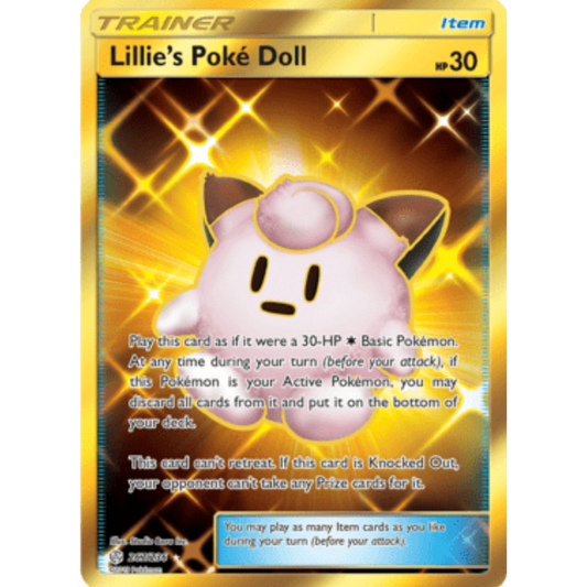 Lillie's Poke Doll (Secret) 267  - Holofoil SM  Cosmic Eclipse - Secret Rare