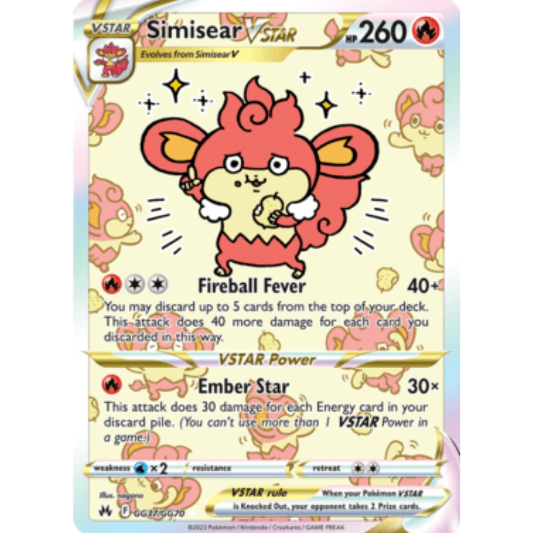 Simisear VSTAR (GG37/GG70) [Sword & Shield: Crown Zenith]