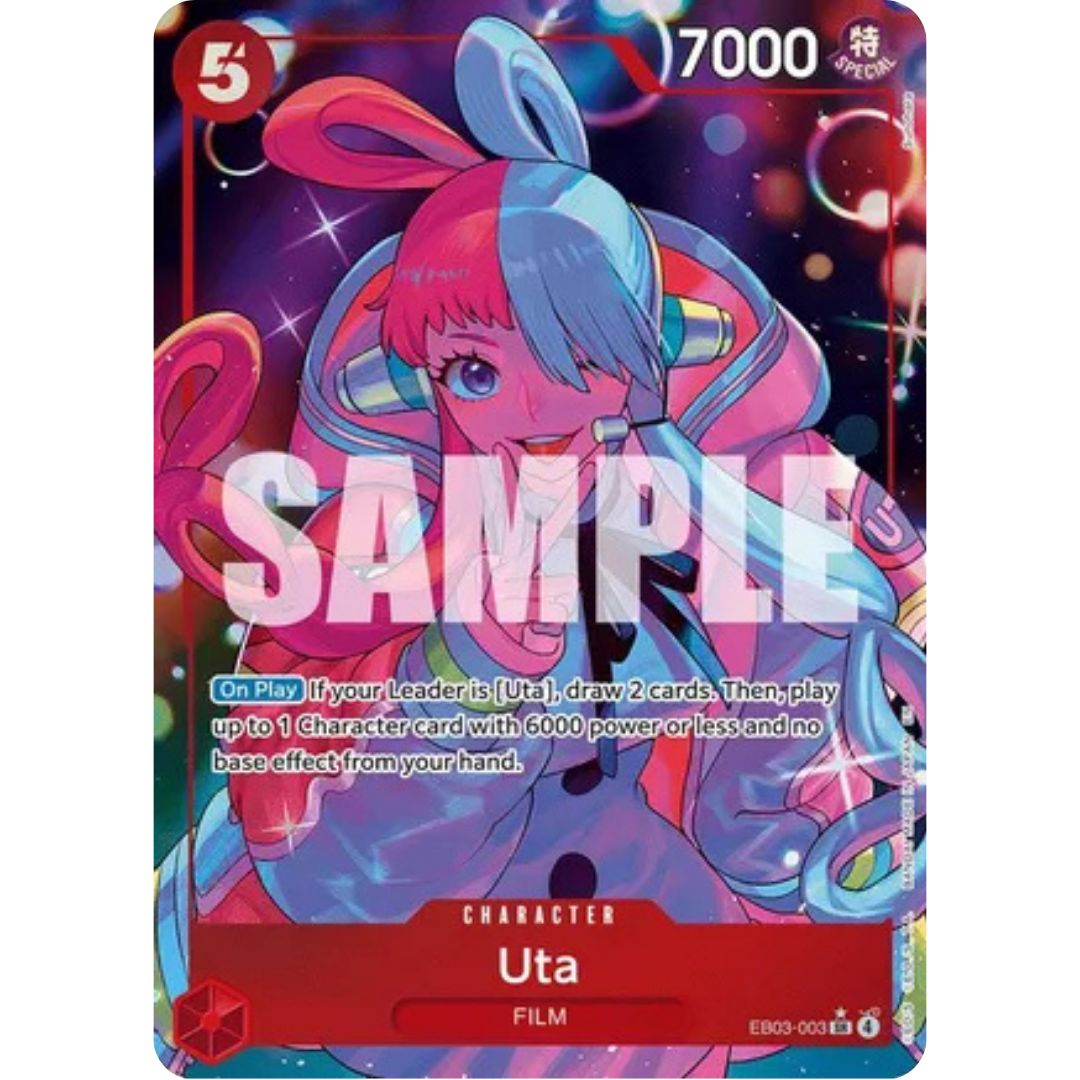 Uta (003) (Alternate Art) (EB03-003) - Extra Booster: One Piece Heroines Edition Foil