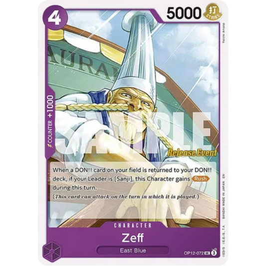 Zeff (OP12-072) - Legacy of the Master Release Event Cards
