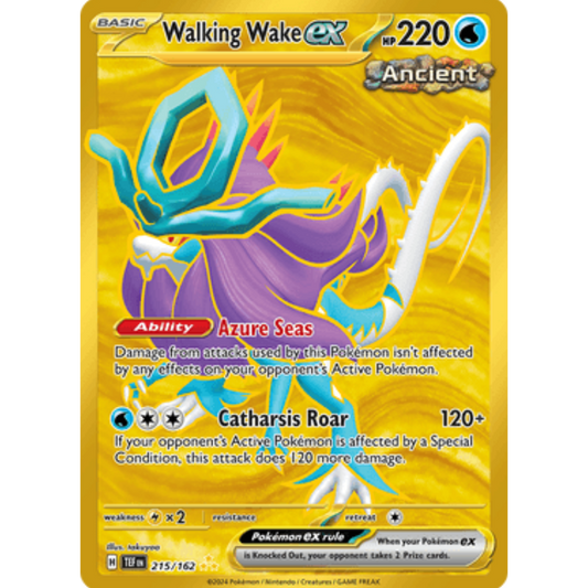 Walking Wake ex (215/162) [Scarlet & Violet: Temporal Forces]