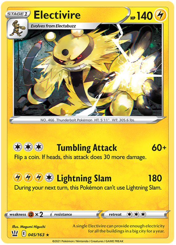 Electivire 045  SWSH05 Battle Styles - Rare