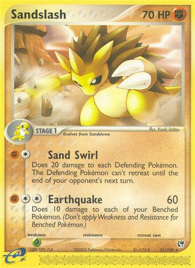 Sandslash  Sandstorm - Rare