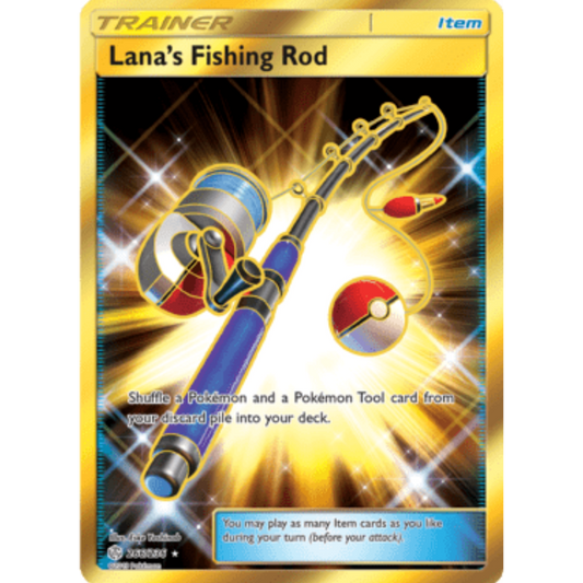Lana's Fishing Rod (Secret) 266  - Holofoil SM  Cosmic Eclipse - Secret Rare