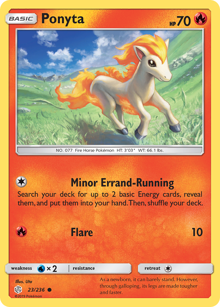 Ponyta 023  SM  Cosmic Eclipse - Common