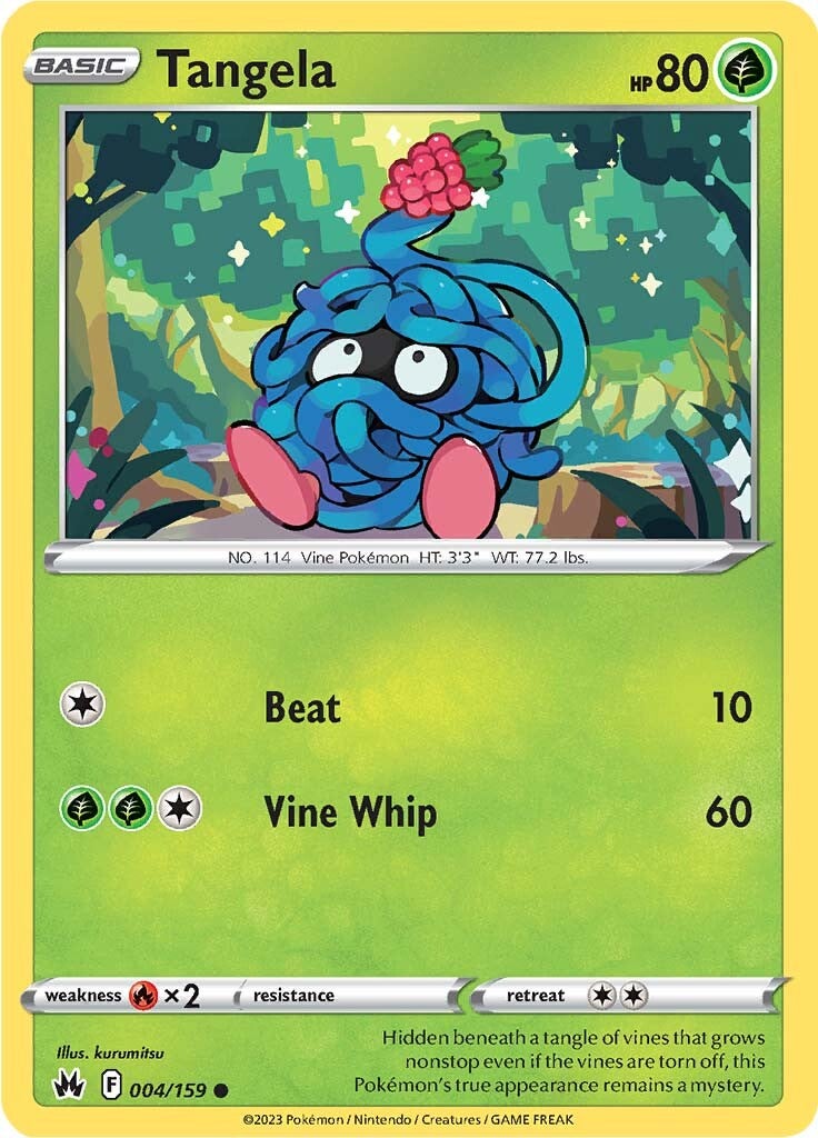 Tangela 004  SWSH Crown Zenith - Common