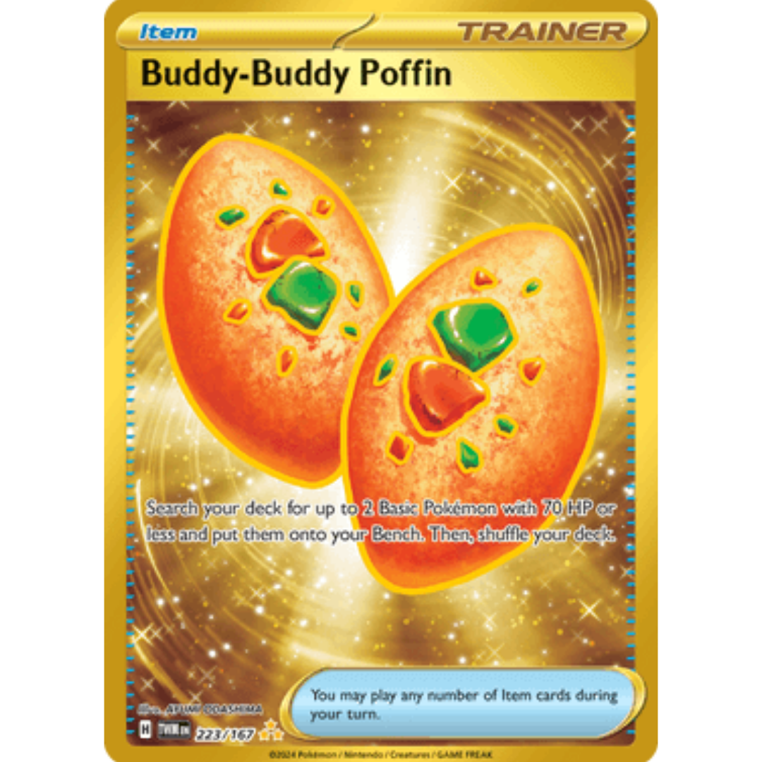 Buddy-Buddy Poffin 223  - Holofoil SV06 Twilight Masquerade - Hyper Rare