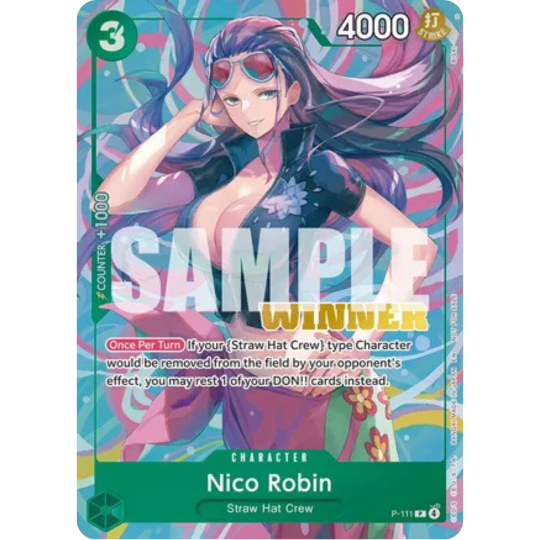 Nico Robin (Heroines Battle Winner Pack) (P-111) - One Piece Promotion Cards Foil