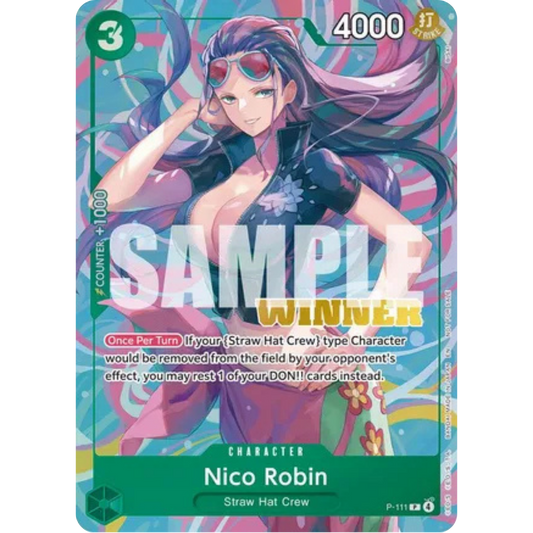 Nico Robin (Heroines Battle Winner Pack) (P-111) - One Piece Promotion Cards Foil