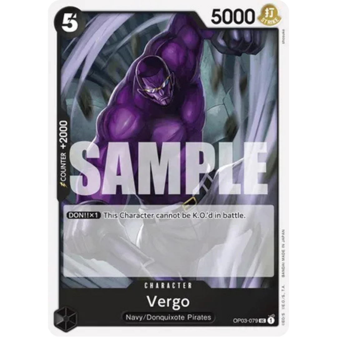 Vergo (Reprint) (OP03-079) - Premium Booster -The Best-