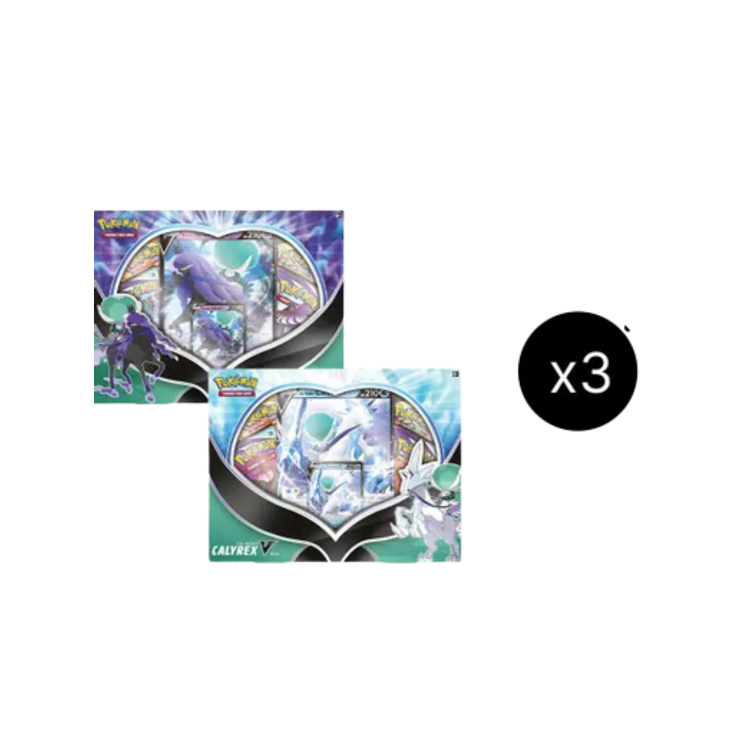 Ice Rider/ Shadow Rider Calyrex V Box Case