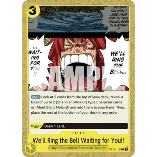 We'll Ring the Bell Waiting for You!! (OP12-116) - Legacy of the Master