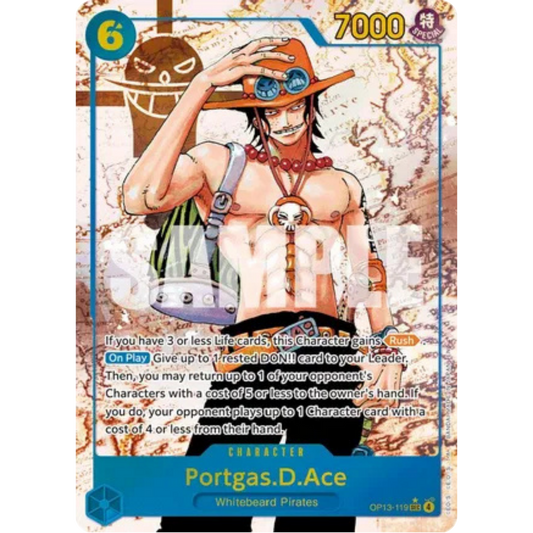 Portgas.D.Ace (119) (Parallel) (OP13-119) - Carrying On His Will Foil