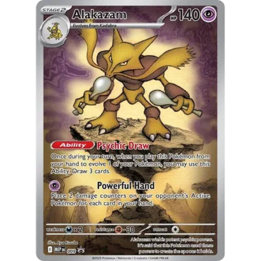 Alakazam 009  - Holofoil ME Mega Evolution Promo - Promo
