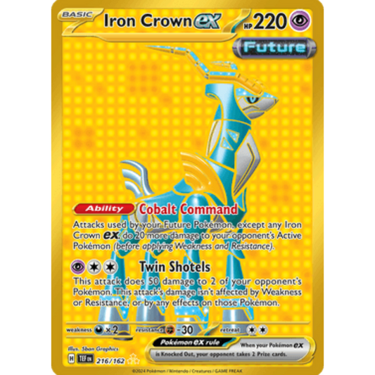 Iron Crown ex (216/162) [Scarlet & Violet: Temporal Forces]