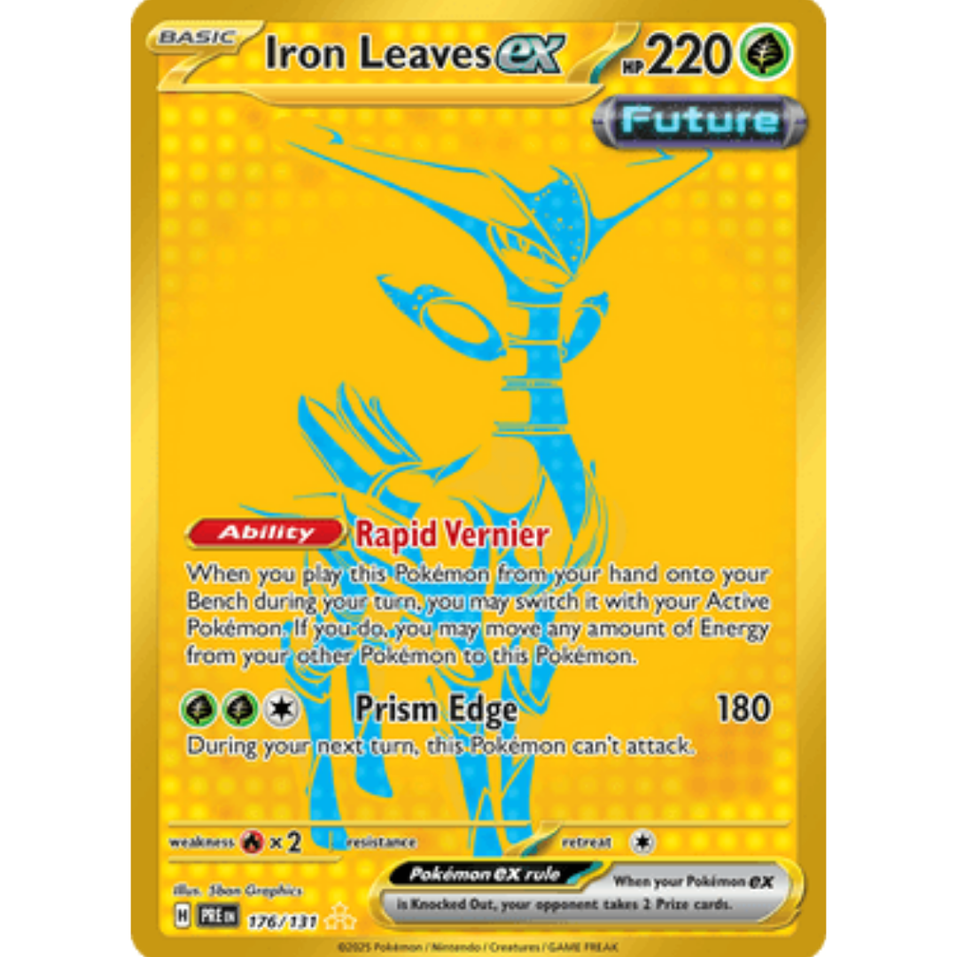 Iron Leaves ex 176/131  - Holofoil SV Prismatic Evolutions - Hyper Rare