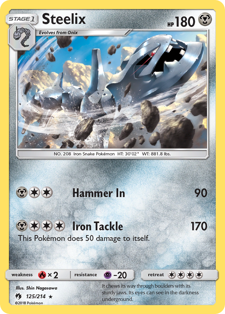 Steelix 125  SM  Lost Thunder - Rare