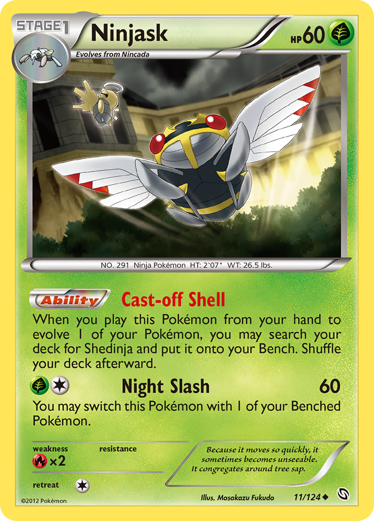 Ninjask  Dragons Exalted - Uncommon