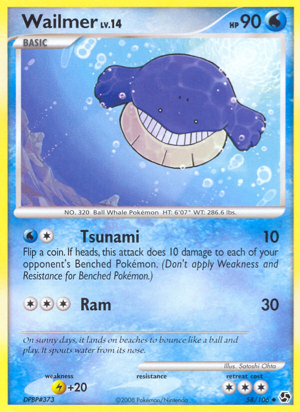 Wailmer  Great Encounters - Uncommon