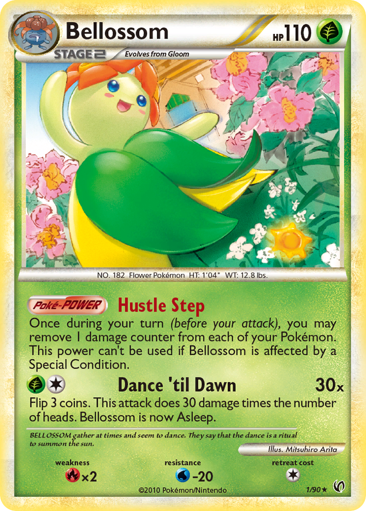 Bellossom  - Holofoil Undaunted - Holo Rare