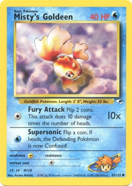 Misty's Goldeen (85) 085  - Unlimited Gym Heroes - Common