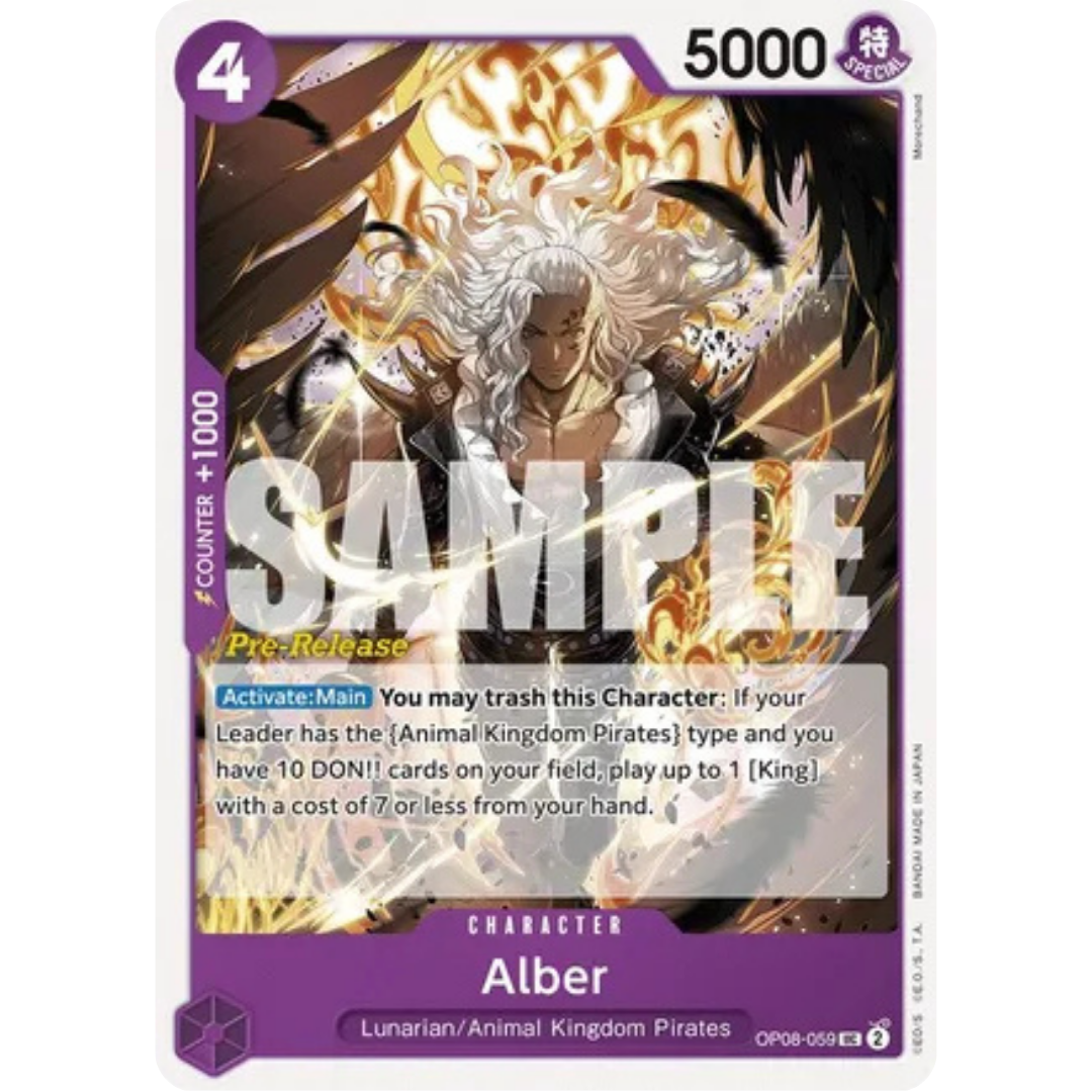 Alber (OP08-059) - Two Legends Pre-Release Cards