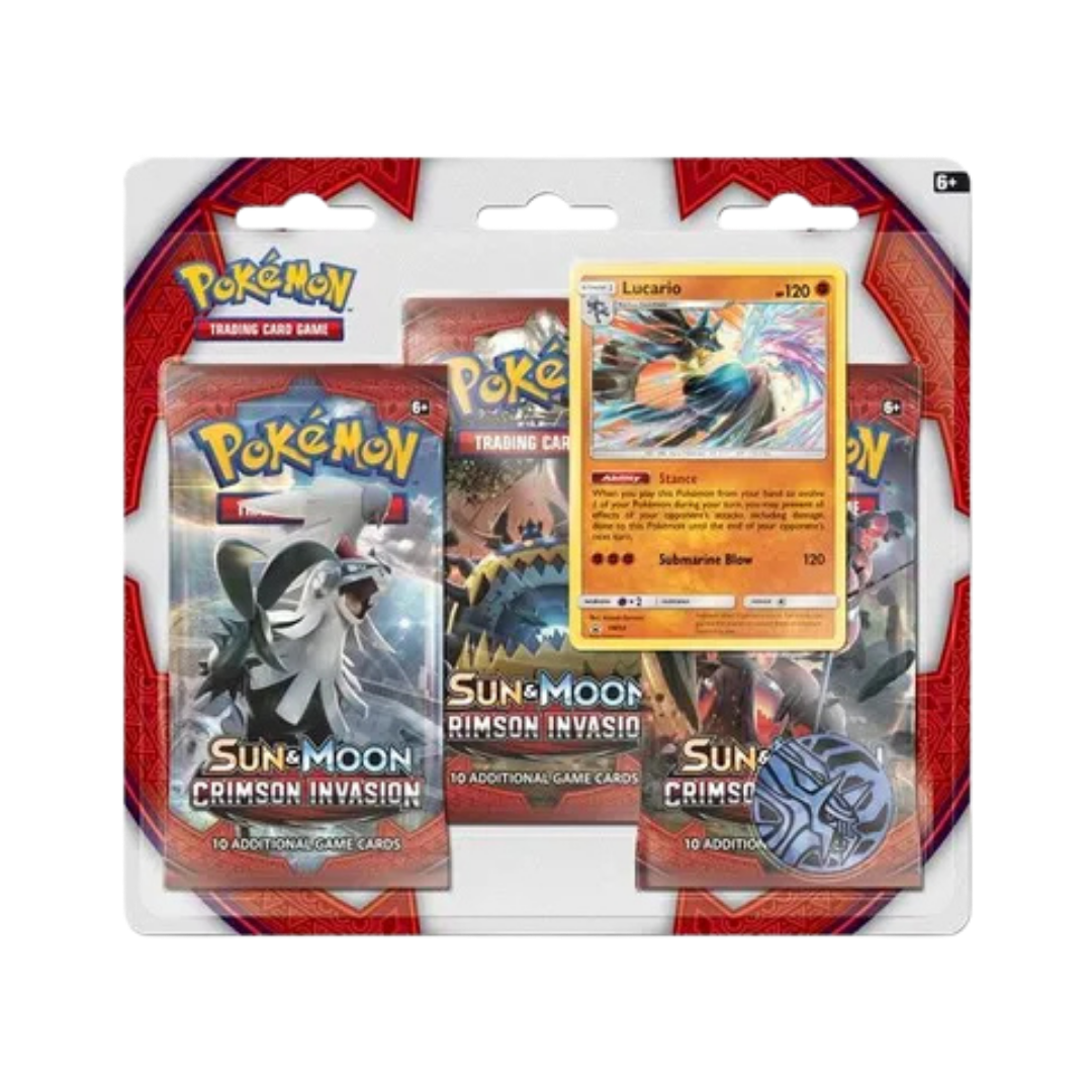Crimson Invasion 3 Pack Blister [Lucario]