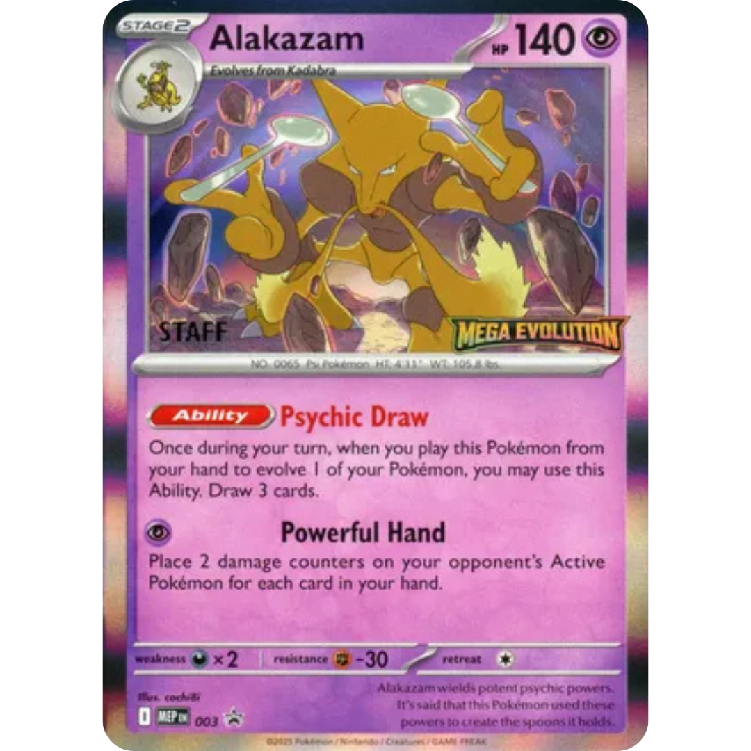 Alakazam 003  - Holofoil ME Mega Evolution Promo - Promo