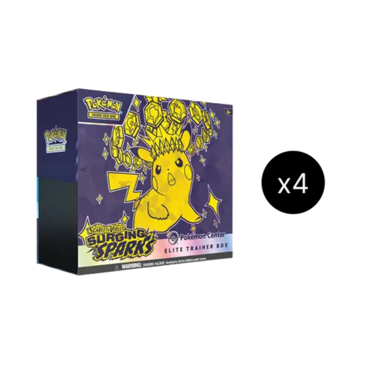 Surging Sparks Pokemon Center Elite Trainer Box (Exclusive) Case