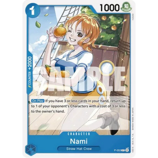 Nami (P-053) (Reprint) (P-053) - Premium Booster -The Best-