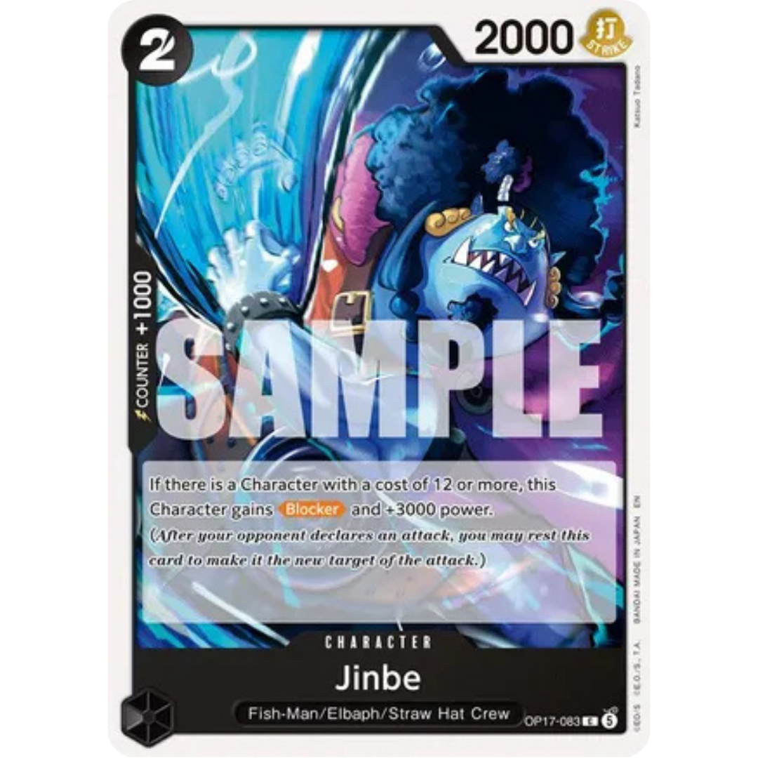 Jinbe (083) (OP17-083) - The World's Strongest Warriors