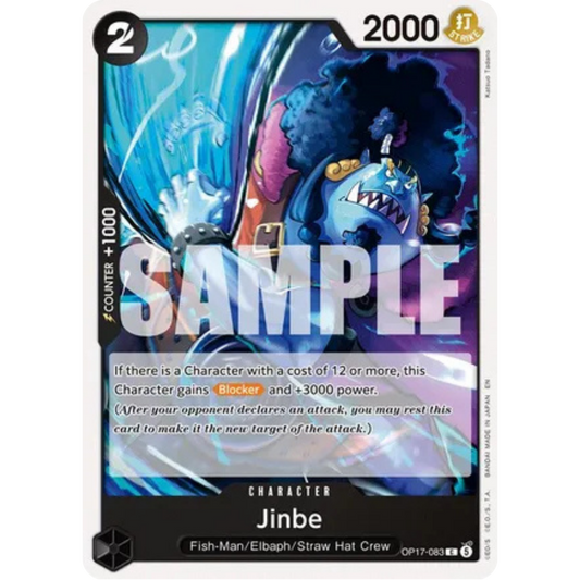 Jinbe (083) (OP17-083) - The World's Strongest Warriors