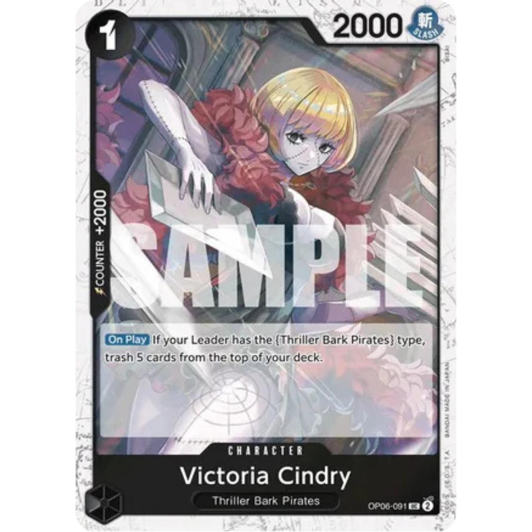 Victoria Cindry (Jolly Roger Foil) (OP06-091) - Premium Booster -The Best- Foil