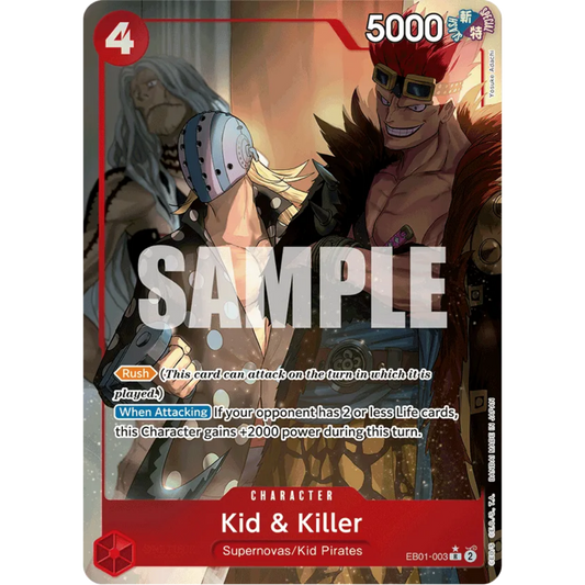 Kid & Killer (Alternate Art) (EB01-003) - Extra Booster: Memorial Collection Foil