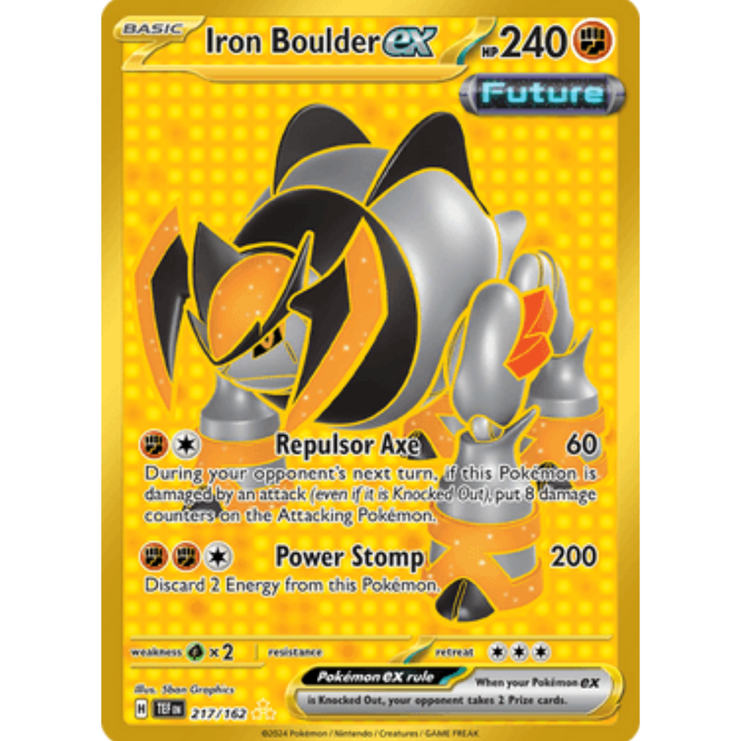 Iron Boulder ex (217/162) [Scarlet & Violet: Temporal Forces]